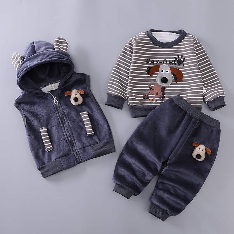 Warm Winter Clothing - Осенне-зимний комплект одежды для маленьких мальчиков,