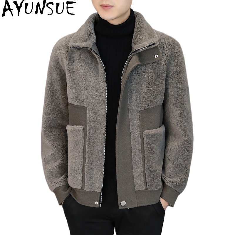 Warm Winter Clothing - AYUNSUE зимние пальто из 100% шерсти