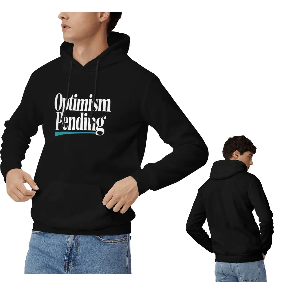 Winter Clothing Quotes - Толстовки с забавными саркастическими цитатами «Оптимизм»,