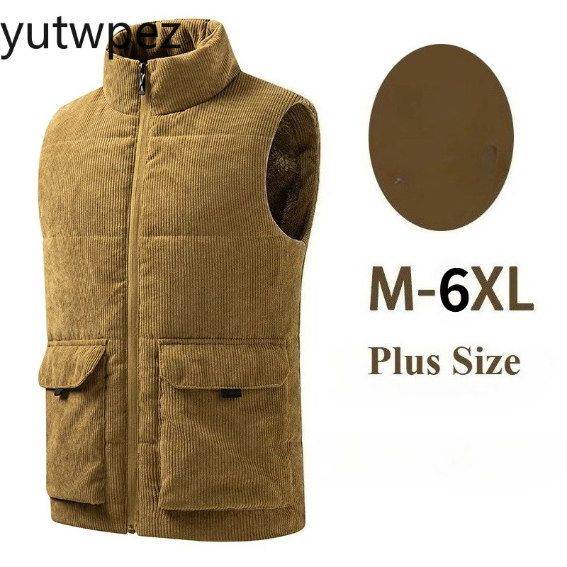 Warm Winter Clothing - Мужской утепленный жилет из шерсти для
