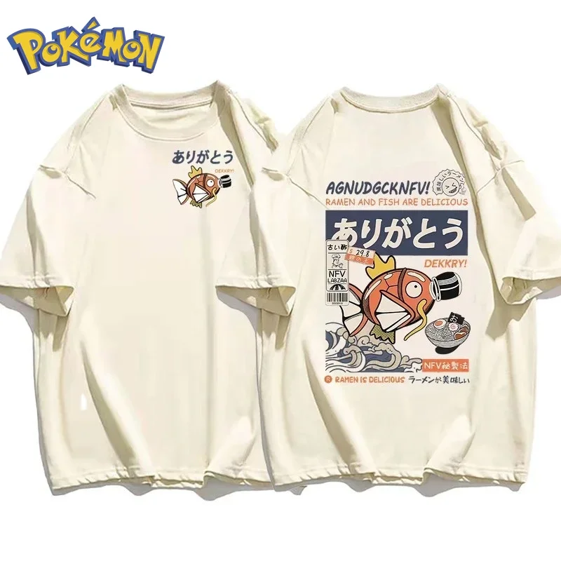 Winter Clothing In Japan - Футболка с принтом Pokémon Anime Magikarp,