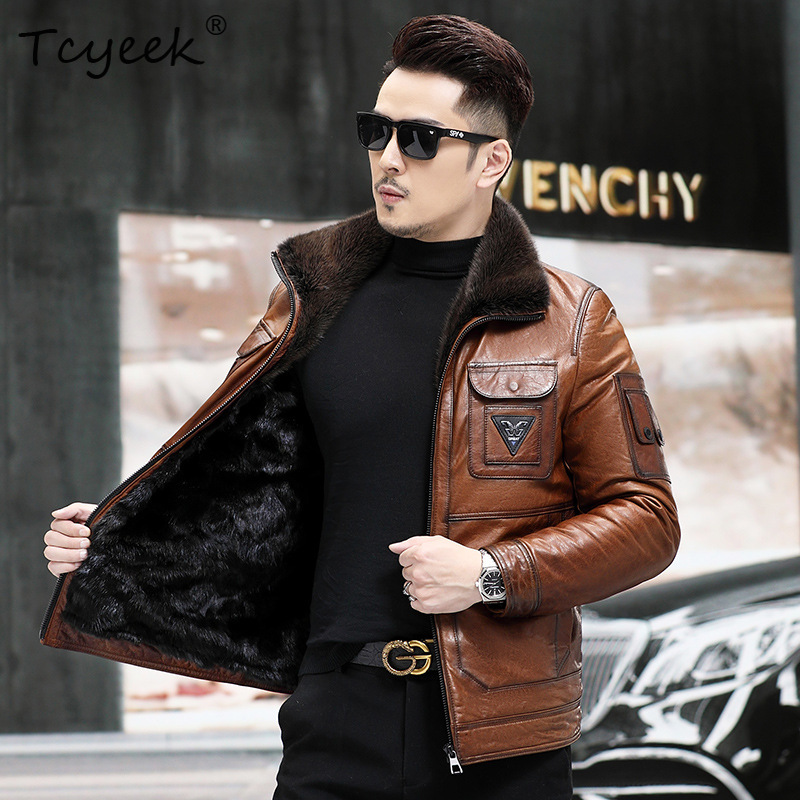 Куртка мужская Tcyeek из натур – обзор и цена Warm Winter Clothing