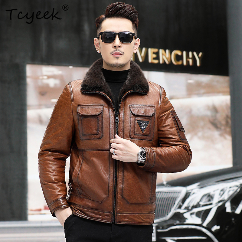 Куртка мужская Tcyeek из натур – обзор и цена Warm Winter Clothing