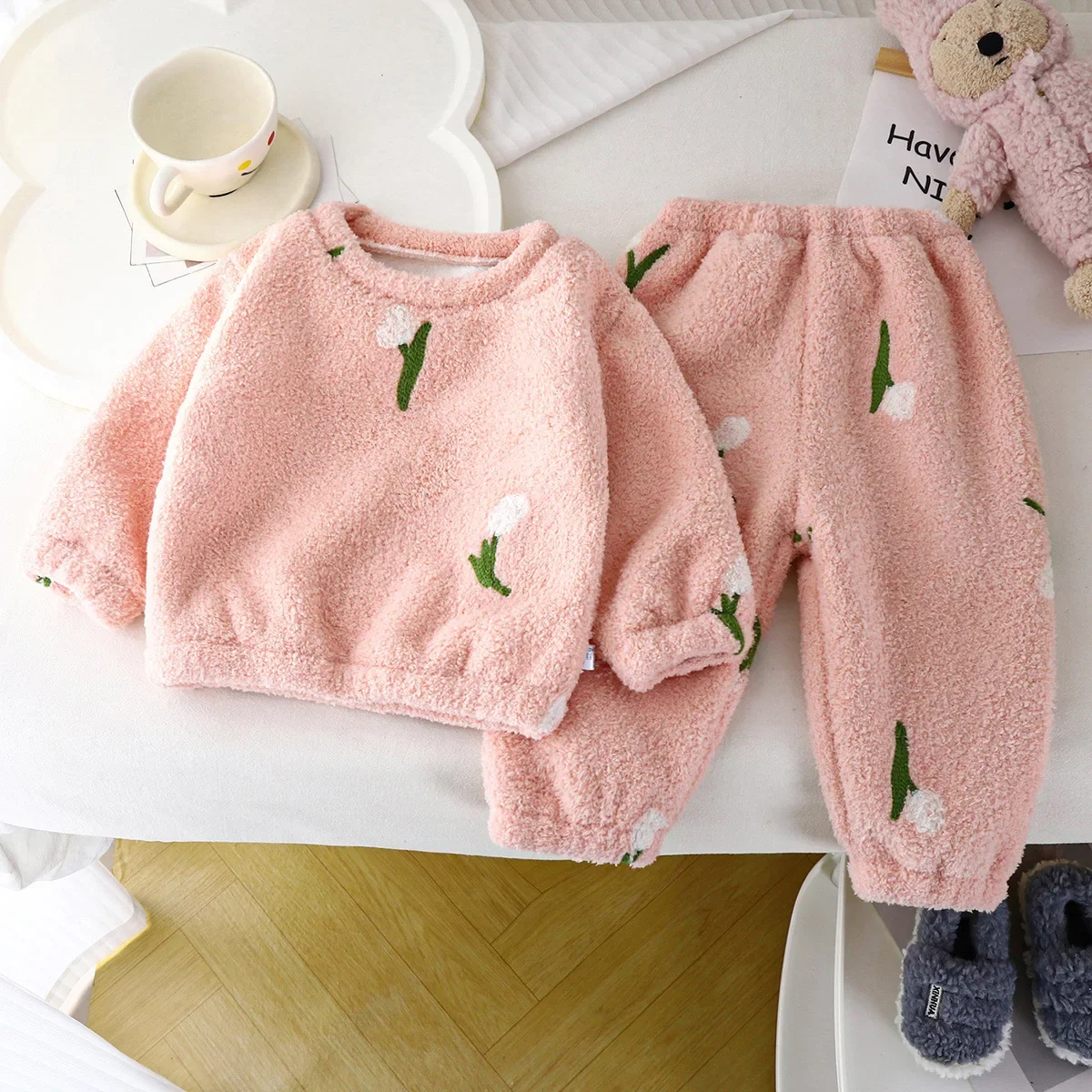 Детская утепленная флисовая Пи – обзор и цена Winter Clothing Toddler Girl