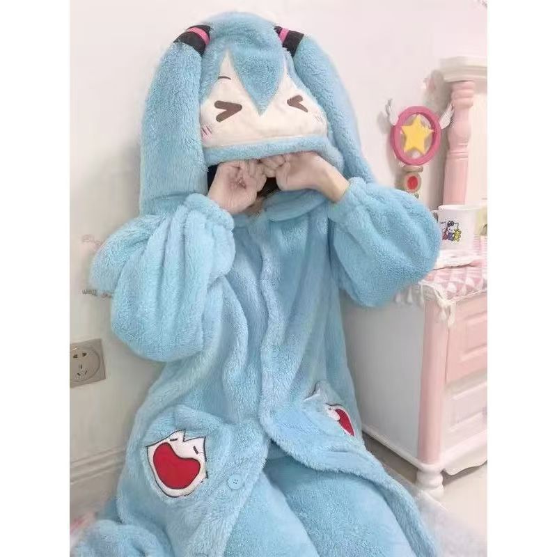 Пижамный комплект Miku Anime:  – обзор и цена Warm Winter Clothing